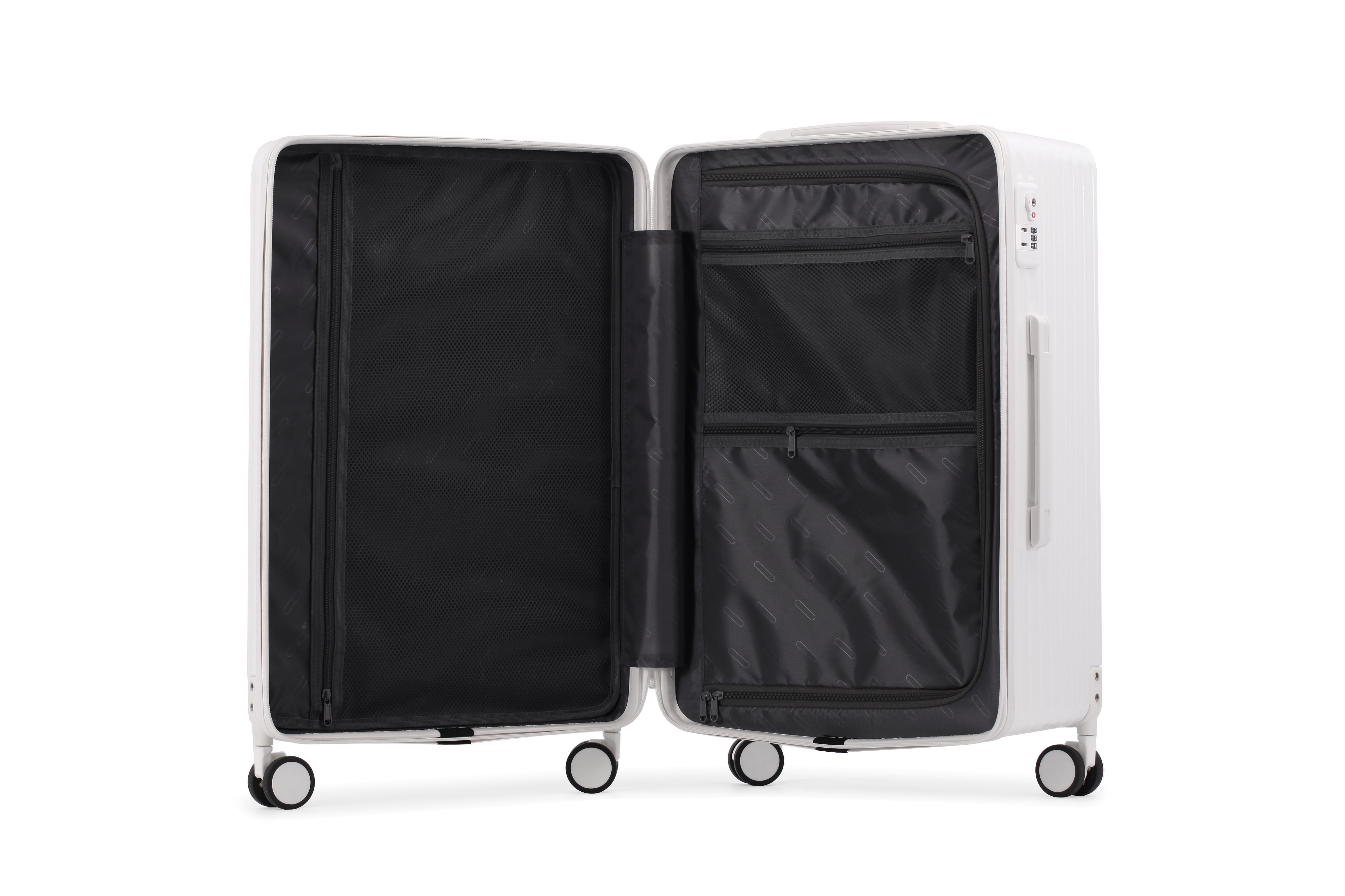 Diseño de muestra ABS Case duro Hard Trolley Luggage Conjuntos de maleta antirrobo