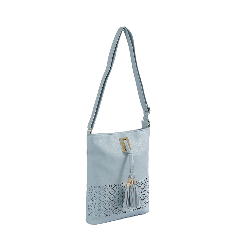 Lady Popular Cross Body Bag Color y Bolsa cuadrado Ligero