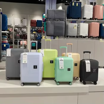 ¿Qué tipos de materiales están disponibles para elegir para la maleta?